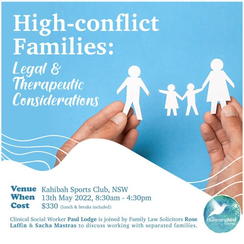 High-conflict Families at The Hummingbird Centre, Newcastle Psychologist