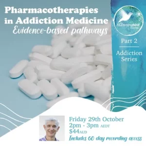 Pharmacotherapies in Addiction Medicine Part 2: Drug & Alcohol Addiction Series