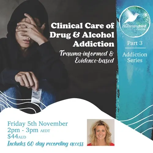 Clinical Care of Drug & Alcohol Addiction at The Hummingbird Centre, Newcastle Psychologist